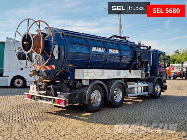 Scania P380 / Kanalreinigung / Saug-und Druck / 15.100L Vakuumski tovornjaki