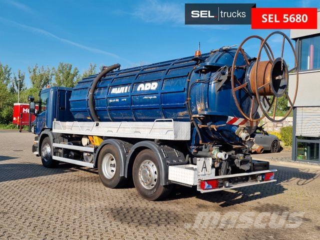 Scania P380 / Kanalreinigung / Saug-und Druck / 15.100L Vakuumski tovornjaki