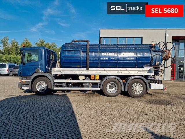 Scania P380 / Kanalreinigung / Saug-und Druck / 15.100L Vakuumski tovornjaki
