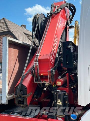 Scania P410 6x2 BDF-Pritsche mit Fassi F215A.2.24 Kran Camiones con chasís y cabina