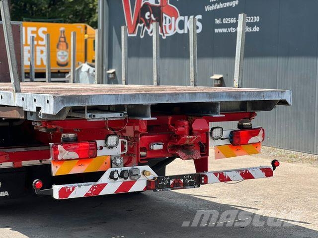 Scania P410 6x2 BDF-Pritsche mit Fassi F215A.2.24 Kran Camiones con chasís y cabina