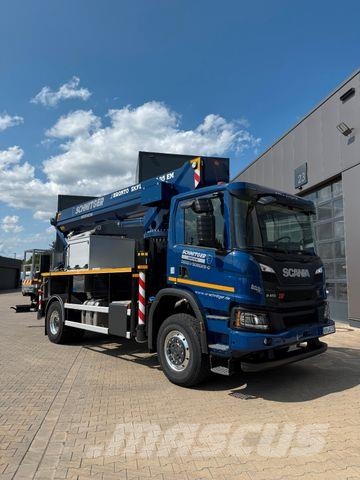 Scania P410 8x4*4 Bronto Skylift S35EM Iseliikuvad poomtõstukid