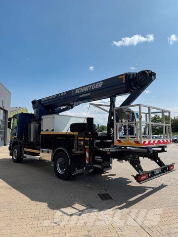 Scania P410 8x4*4 Bronto Skylift S35EM Iseliikuvad poomtõstukid