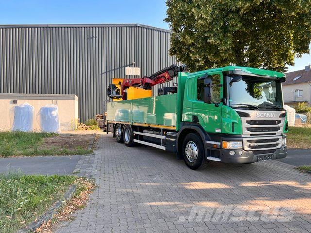Scania P410 - EURO6 - Kran - LIFT - LENK - 1. Hand Camiones grúa