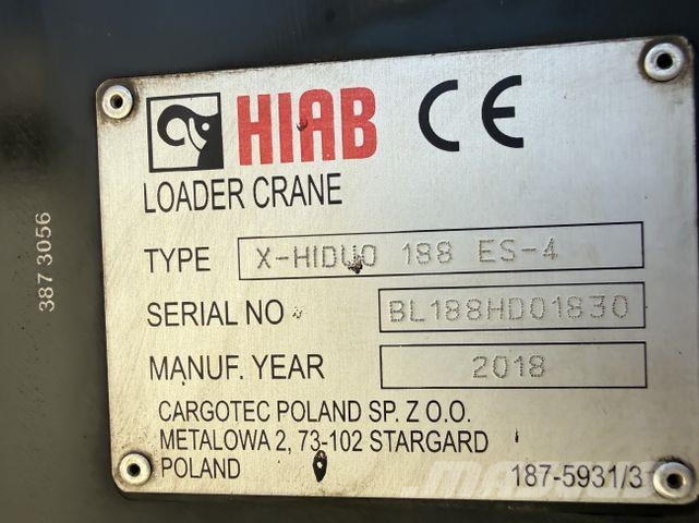 Scania P410 XT 6X4 Kran Hiab X-HiDuo 188-4 Tovornjaki z žerjavom