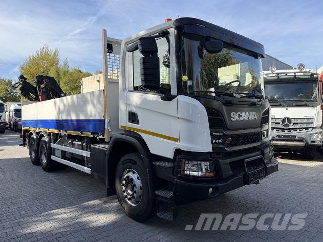 Scania P410 XT 6X4 Kran Hiab X-HiDuo 188-4 Tovornjaki z žerjavom
