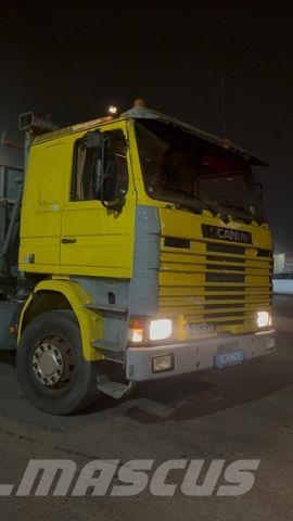 Scania R 112 M 2 SEITENKIPPER KRAN 덤프 트럭