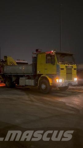 Scania R 112 M 2 SEITENKIPPER KRAN 덤프 트럭
