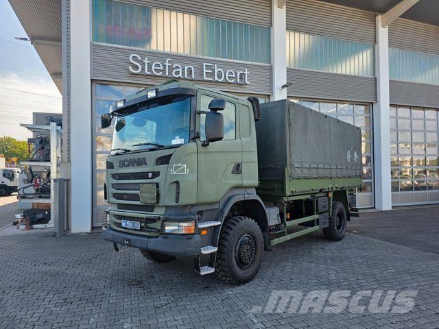Scania R 380 CB 4x4 HHZ Allrad 3 Sitze Schalter Klima Tovornjaki s ponjavo