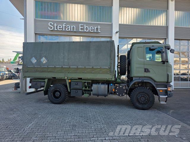 Scania R 380 CB 4x4 HHZ Allrad 3 Sitze Schalter Klima Tovornjaki s ponjavo