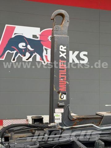 Scania R 380 HIAB-Ladekran und ARK, Liftachsen 2+4 Vrachtwagen met containersysteem