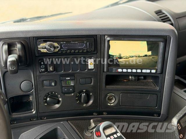 Scania R 380 HIAB-Ladekran und ARK, Liftachsen 2+4 Vrachtwagen met containersysteem