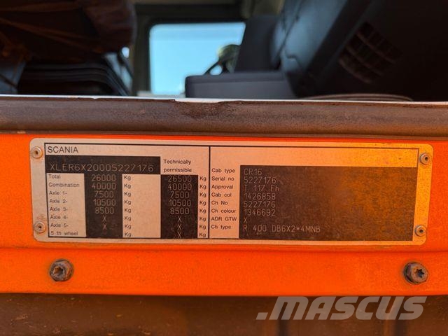 Scania R 400 6X2 MÜLLWAGEN Мусоровозы