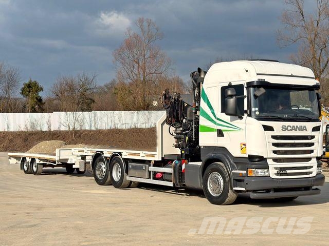 Scania R 440 * HIAB 330 - 5 + FUNK + Anhänger! 6x2 Camiones grúa