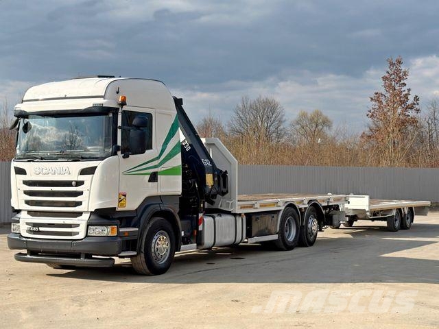 Scania R 440 * HIAB 330 - 5 + FUNK + Anhänger! 6x2 Camiones grúa