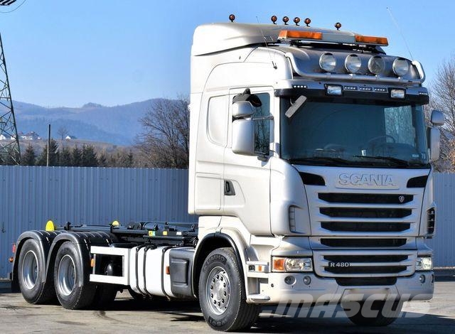 Scania R 480 Abrollkipper * 6x4 * Top Zustand ! Hákový nosič kontejnerů