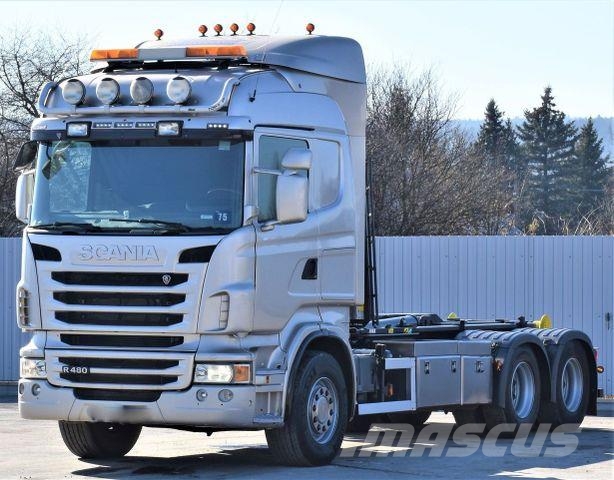 Scania R 480 Abrollkipper * 6x4 * Top Zustand ! Hákový nosič kontejnerů