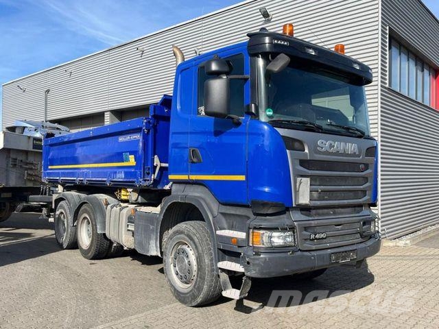 Scania R 490 6x4 3-Achs Kipper Meiller Bordmatik Kiper tovornjaki