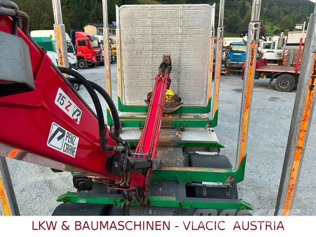 Scania R 580 V8 mit kran PENZ 12Z baujahr 2017 Holztransporter