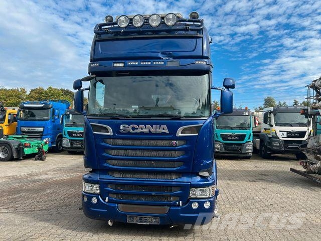 Scania R 580 V8 SZM TOPLINE mit Hydrl. Pumpe 6x4 Vetopöytäautot