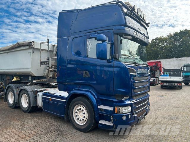 Scania R 580 V8 SZM TOPLINE mit Hydrl. Pumpe 6x4 Vetopöytäautot