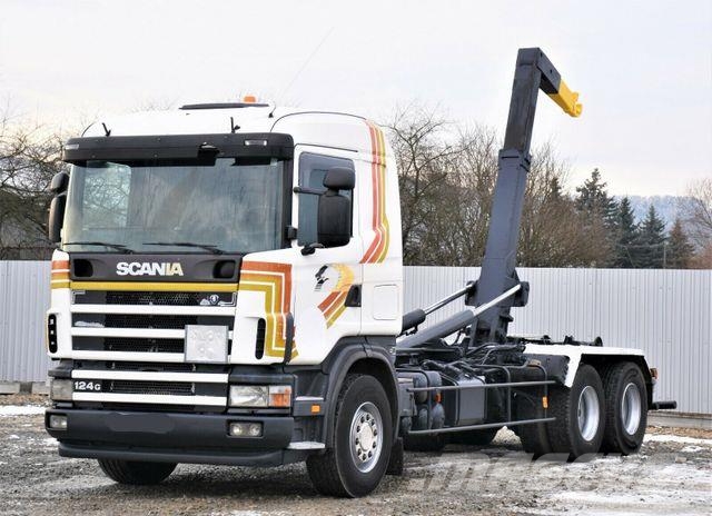 Scania R124 470 Abrollkipper * 6x2 * Motor Problem Hakowce