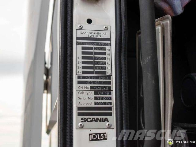 Scania R143 HL 6x2 chassis for body mounting Chassier