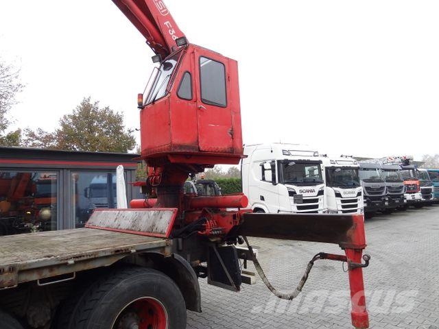 Scania R144 460 6X4 Fassi 360 bis 25 Meter Φορτηγά Kαρότσα με ανοιγόμενα πλαϊνά