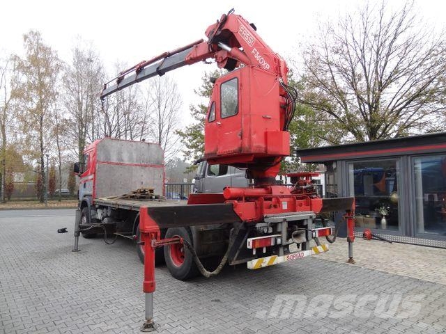 Scania R144 460 6X4 Fassi 360 bis 25 Meter Φορτηγά Kαρότσα με ανοιγόμενα πλαϊνά