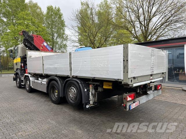 Scania R410 8X2*6 Kran HMF 4020 bis 30 Meter Flatbed / Dropside trucks