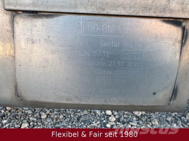 Scania R410 LNG-Gas Jumbo 7,75+7,75,Retarder,H&amp;W Anhä Otros camiones