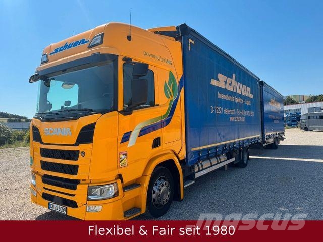 Scania R410 LNG-Gas Jumbo 7,75+7,75,Retarder,H&amp;W Anhä Otros camiones