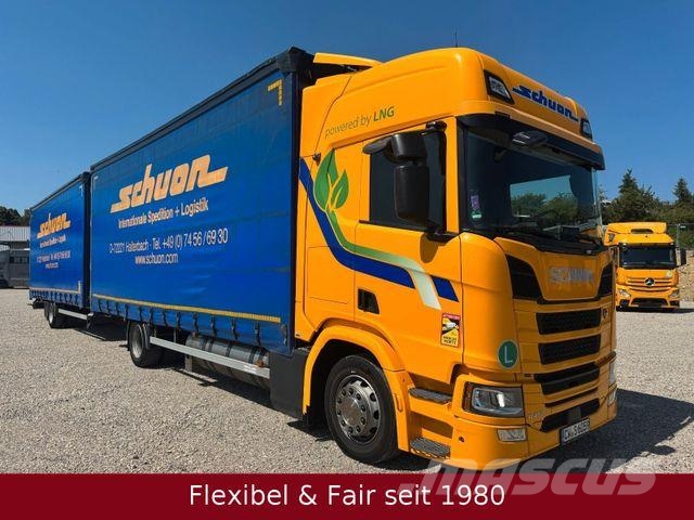 Scania R410 LNG-Gas Jumbo 7,75+7,75,Retarder,H&amp;W Anhä Otros camiones