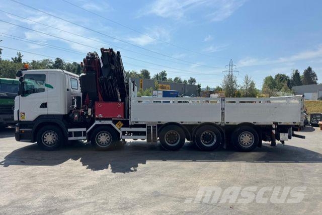 Scania R420 10x4 Fassi 800 6+6 Flyjib &amp; Troil Smagās mašīnas ar celtni