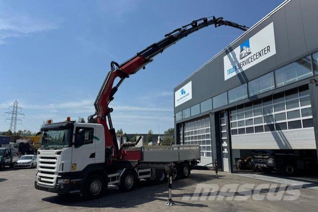 Scania R420 10x4 Fassi 800 6+6 Flyjib &amp; Troil Smagās mašīnas ar celtni