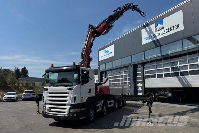 Scania R420 10x4 Fassi 800 6+6 Flyjib &amp; Troil Smagās mašīnas ar celtni