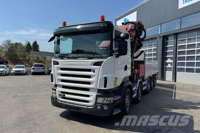 Scania R420 10x4 Fassi 800 6+6 Flyjib &amp; Troil Smagās mašīnas ar celtni