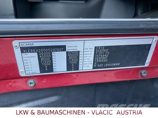Scania R420 Fahrgestell Camiones con chasís y cabina