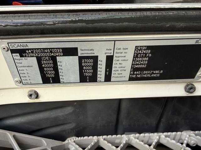 Scania R440 6X2*4 Kran HMF 5020 K5 Camiones grúa