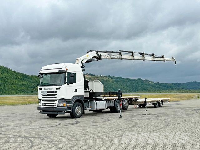 Scania R440 * HIAB 422 E-6 HIPRO + FUNK + Anhänger! 6x4 Kamioni sa kranom