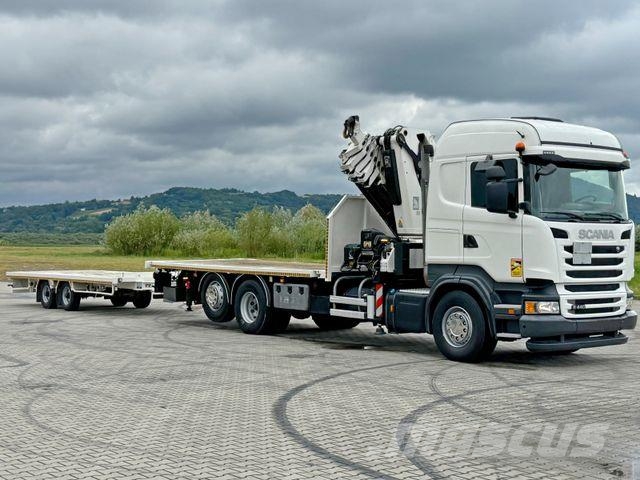 Scania R440 * HIAB 422 E-6 HIPRO + FUNK + Anhänger! 6x4 Kamioni sa kranom