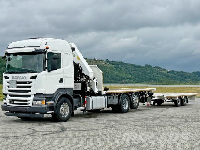 Scania R440 * HIAB 422 E-6 HIPRO + FUNK + Anhänger! 6x4 Kamioni sa kranom