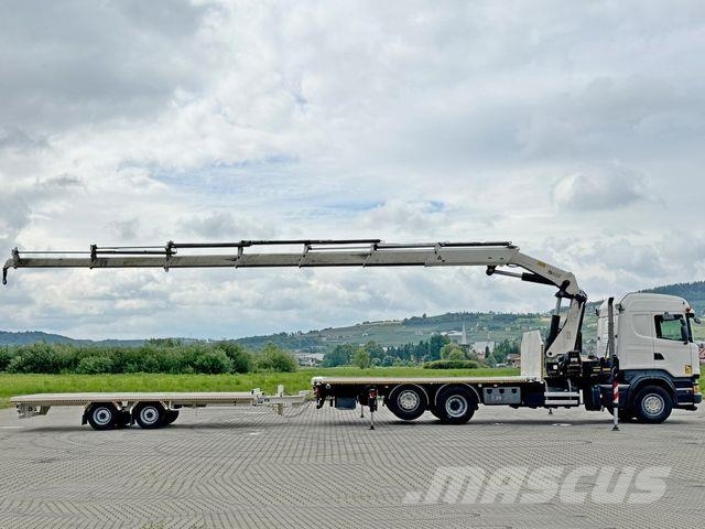 Scania R440 * HIAB 422 E-6 HIPRO + FUNK + Anhänger! 6x4 Kamioni sa kranom