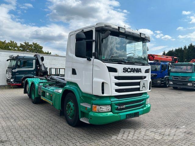 Scania R440 MEILLER Abroller 6x2 Euro 6 شاحنات الرافعات الخطافية