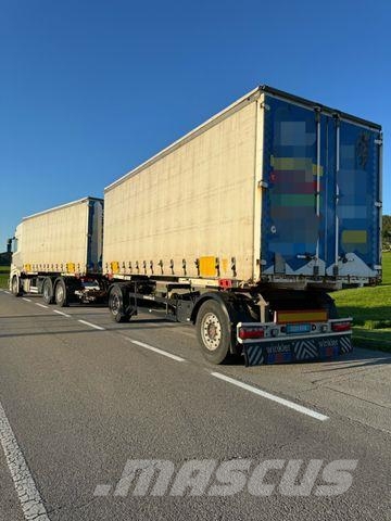 Scania R450 6X2 BDF WAP MIT ANHÄNGER Camiones de caja de lona