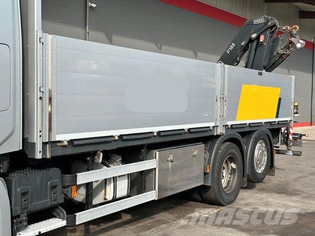 Scania R450 6x2 LL Pritsche FASSI 155 LK Lenk/Lift Camion plateau