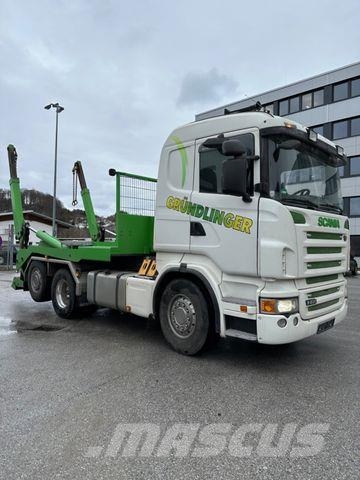 Scania R480 6X2 Abestzkipper Teleskop Demonterbare/wirehejs lastbiler