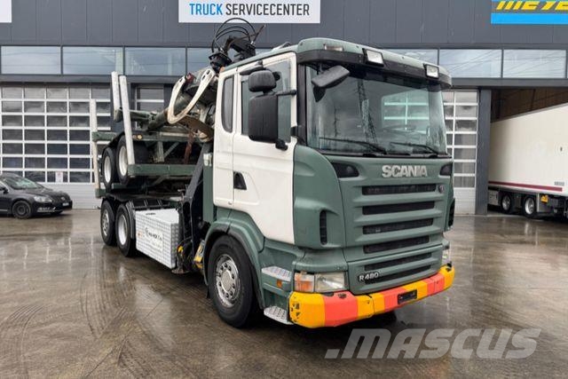 Scania R480 6x2 Loglift F265 mit Dolly Άλλα Φορτηγά