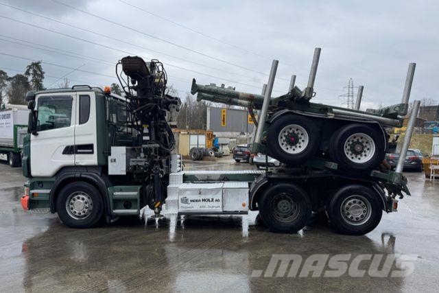 Scania R480 6x2 Loglift F265 mit Dolly Άλλα Φορτηγά