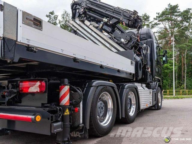 Scania R480 6x4 FASSI F660RA.2.26 HE-Dynamic Crane 크레인 트럭